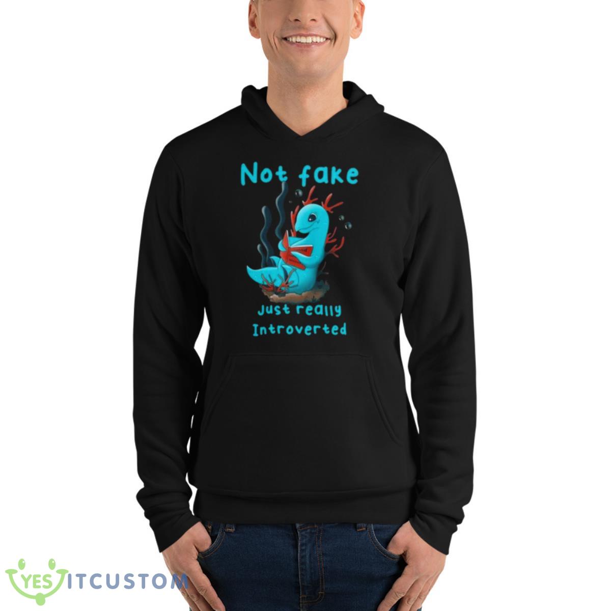 Not Fake Just Really Introverted Shirt 4 Not Fake Just Really Introverted Shirt - Unisex Fleece Pullover Hoodie