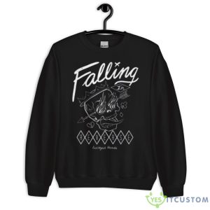 Official Merchandise Flame Skull Falling In Reverse Shirt - Unisex Crewneck Sweatshirt