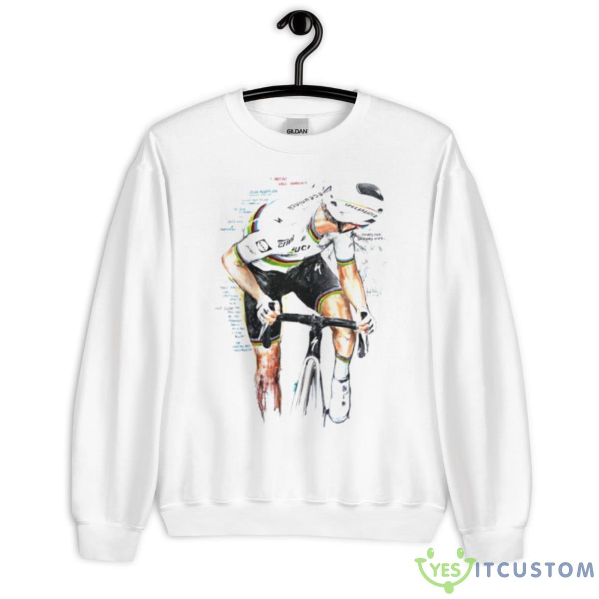 On The Race Mathieu Van Der Poel Bike Shirt 2 On The Race Mathieu Van Der Poel Bike Shirt - Unisex Heavy Blend Crewneck Sweatshirt