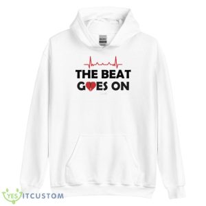 Open Heart Surgery The Beat Goes On Shirt - Unisex Heavy Blend Hooded Sweatshirt