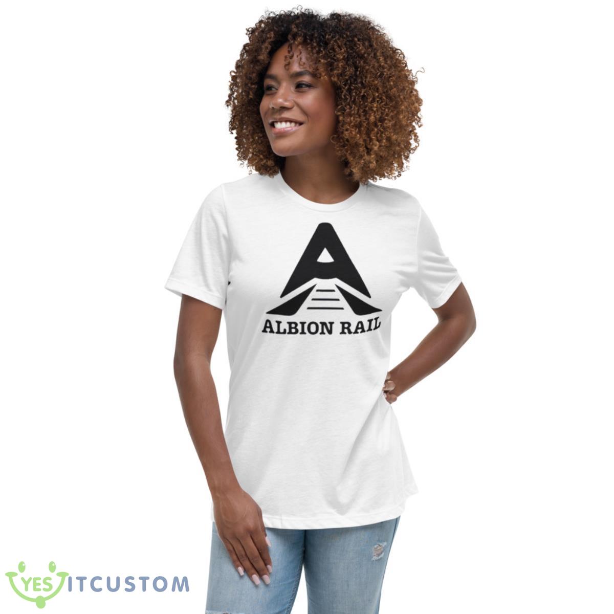 Original Unprepared Casters Shop Albion Rail Shirt 5 Original Unprepared Casters Shop Albion Rail Shirt - Women's Relaxed Short Sleeve Jersey Tee