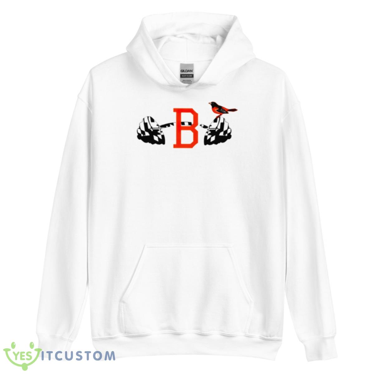 Orioles Mascots And Barbell Shirt 3 Orioles Mascots And Barbell Shirt - Unisex Heavy Blend Hooded Sweatshirt