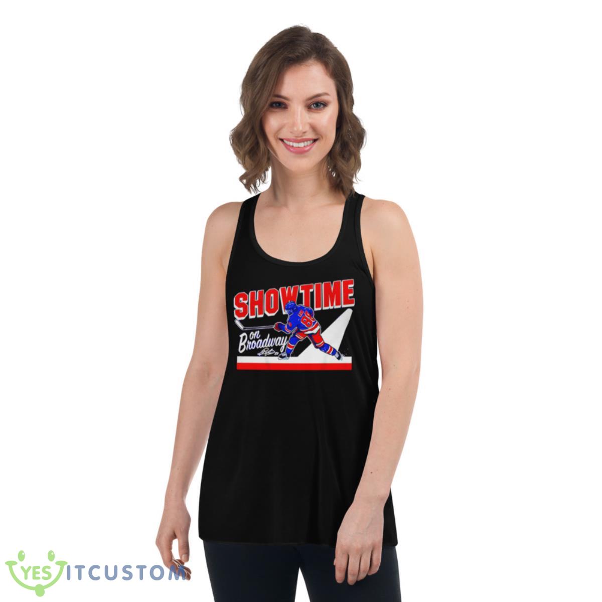 Patrick Kane Showtime On Broadway Signature Shirt 5 Patrick Kane Showtime On Broadway Signature Shirt - Women's Flowy Racerback Tank