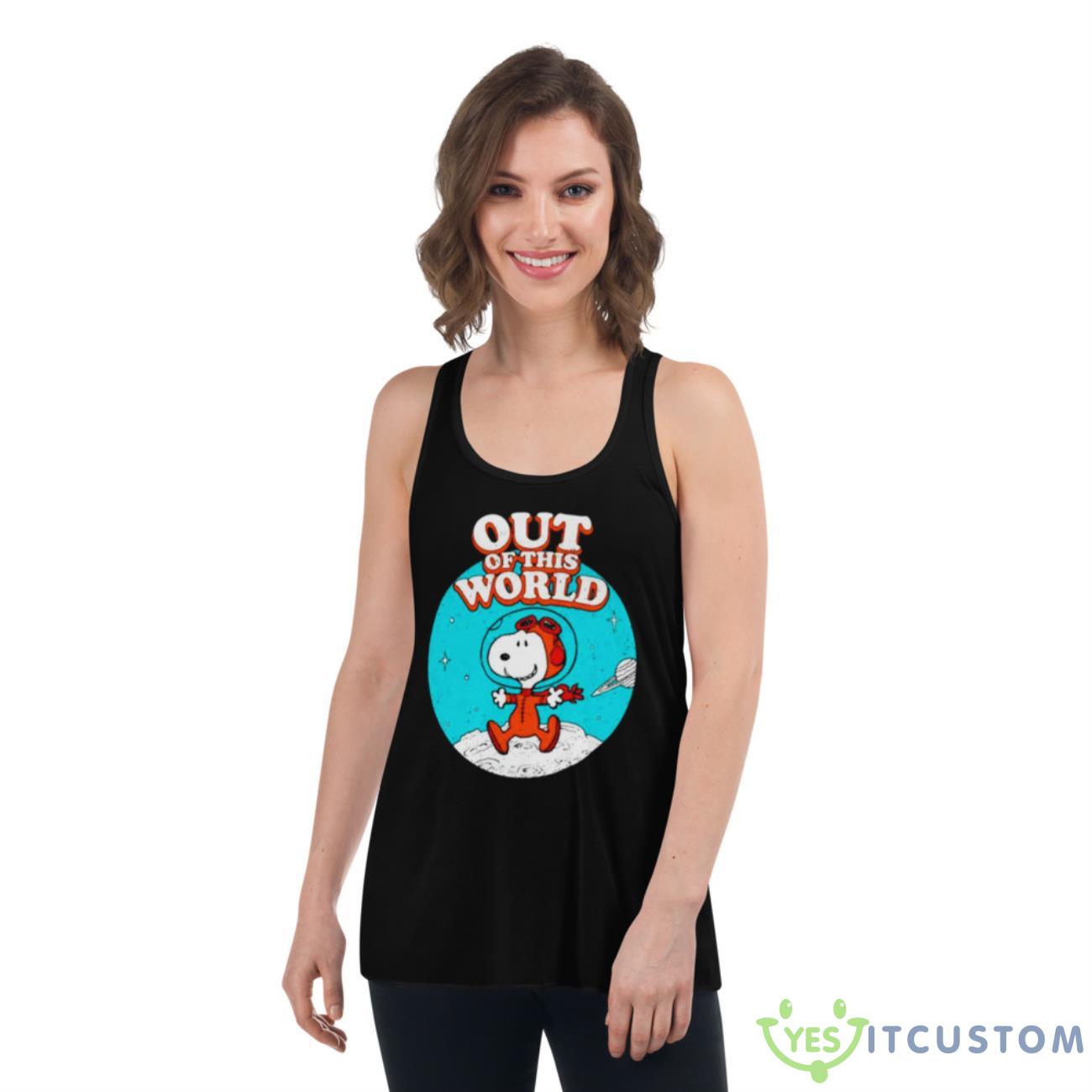 Peanuts Out Of This World Shirt 5 Peanuts Out Of This World Shirt - Women's Flowy Racerback Tank