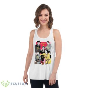 Pedro Pascal Cartoon Portrait Collection Shirt 8 Pedro Pascal Cartoon Portrait Collection Shirt - Women's Flowy Racerback Tank