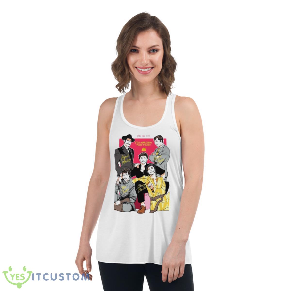 Pedro Pascal Cartoon Portrait Collection Shirt 11 pedro pascal cartoon portrait collection shirt 3