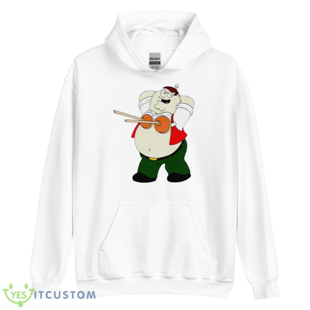 Peter Having Boobs Shirt 3 Peter Having Boobs Shirt - Unisex Heavy Blend Hooded Sweatshirt