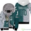 Philadelphia Eagles Camouflage Veteran Personalized Hoodie 3D Product Photo 1