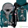 Philadelphia Eagles Hip Hop Skull Hoodie 3D Product Photo 1