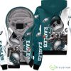 Philadelphia Eagles Jack Skellington And Zero Hoodie 3D Product Photo 1