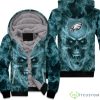 Philadelphia Eagles Nfl Fans Skull Hoodie 3D Product Photo 1