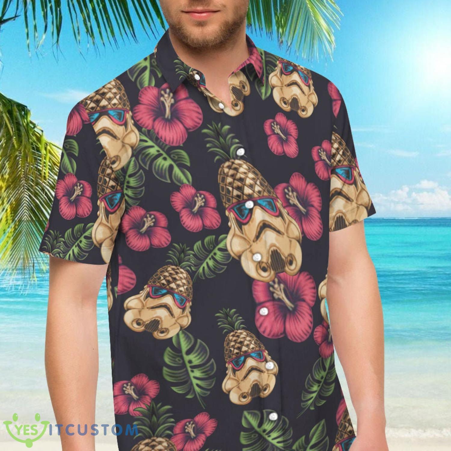 Pineapple Pineapple Trooper Summer Button Down Shirt Tropical Themed Gift Ideas 6 Pineapple Pineapple Trooper Summer Button Down Shirt Tropical Themed Gift Ideas Product Photo 6