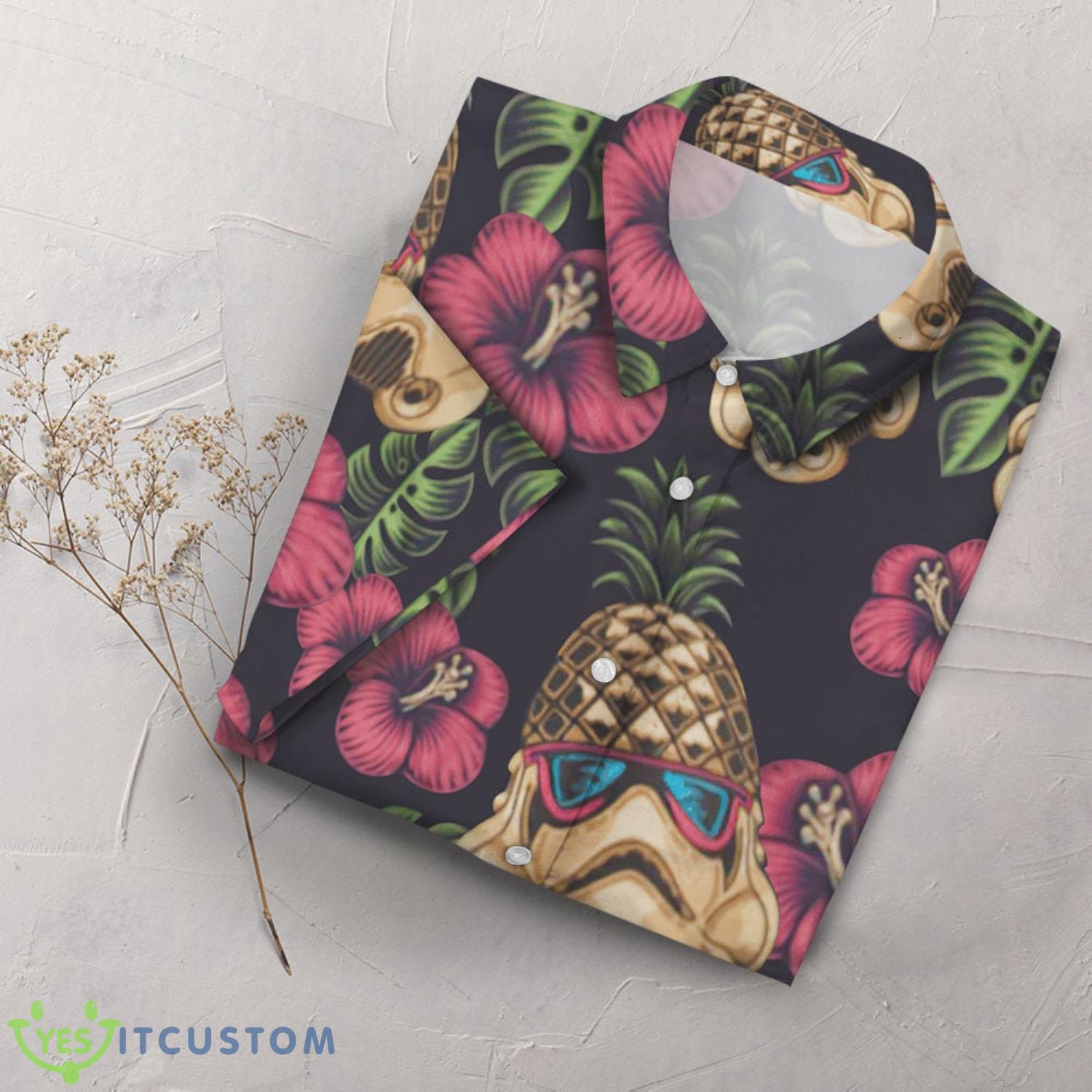 Pineapple Pineapple Trooper Summer Button Down Shirt Tropical Themed Gift Ideas 7 Pineapple Pineapple Trooper Summer Button Down Shirt Tropical Themed Gift Ideas Product Photo 7