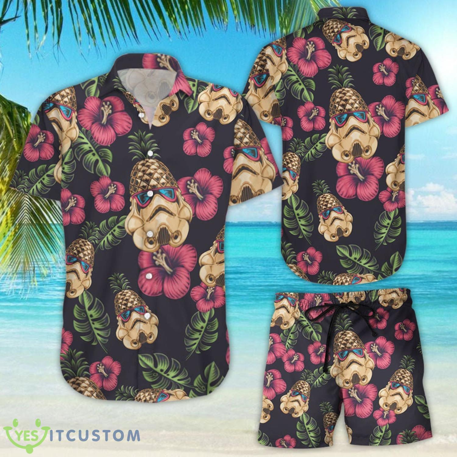 Pineapple Pineapple Trooper Summer Button Down Shirt Tropical Themed Gift Ideas 14 Pineapple Pineapple Trooper Summer Button Down Shirt Tropical Themed Gift Ideas Product Photo 1