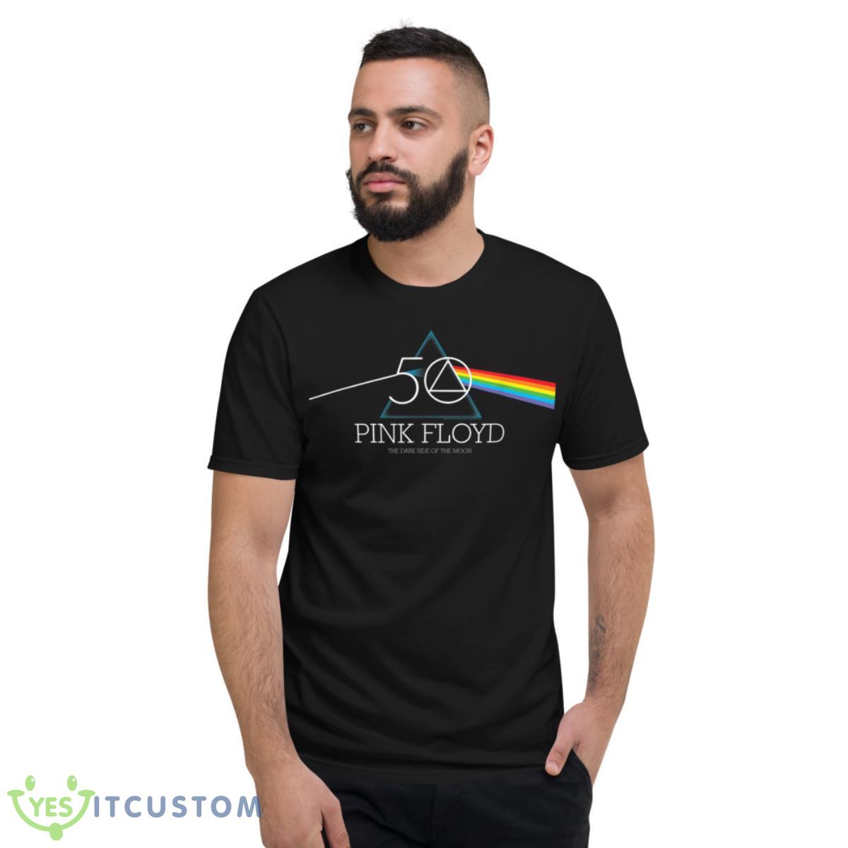 Pink Floyd The Dark Side Of The Moon 50th Anniversary Prism Shirt 2 Pink Floyd The Dark Side Of The Moon 50th Anniversary Prism Shirt - Short Sleeve T-Shirt
