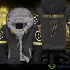 Pittsburgh Steelers 7 Ben Roethlisberger Black Golden Edition Inspired Hoodie Product Photo 1