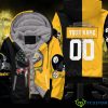 Pittsburgh Steelers American Skull NFL Personalized Hoodie 3D Product Photo 1