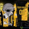 Pittsburgh Steelers NFL Snoopy Personalized Hoodie 3D Product Photo 1