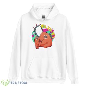 Pochita Chainsaw Shirt - Unisex Heavy Blend Hooded Sweatshirt