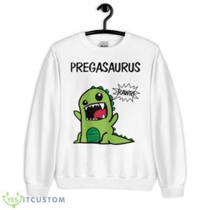Pregasaurus Rawr Dinosaur Shirt - Unisex Heavy Blend Crewneck Sweatshirt