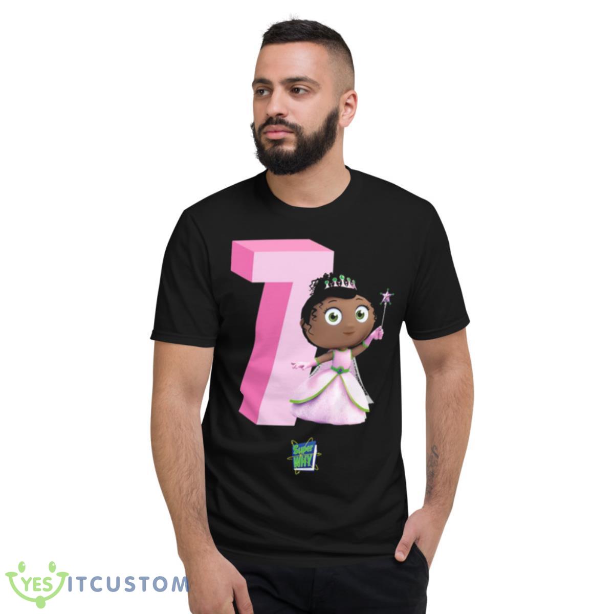 Princess Presto Number Seven Super Why Shirt 2 Princess Presto Number Seven Super Why Shirt - Short Sleeve T-Shirt