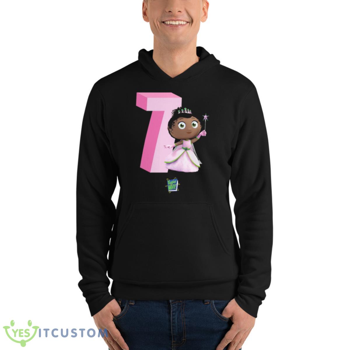 Princess Presto Number Seven Super Why Shirt 13 Princess Presto Number Seven Super Why Shirt - Unisex Fleece Pullover Hoodie
