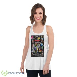 PUP And Joyce Manor With Pool Kids 2023 Tour Poster Shirt - Women's Flowy Racerback Tank