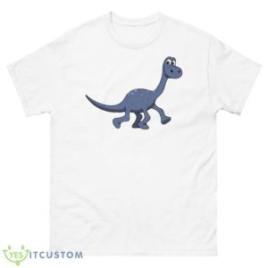 Purple Dinosaur Design Retro Shirt - 500 Men’s Classic Tee Gildan