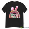 Rainbow Happy Easter Day Cute Gnome Easter Bunny Shirt - G500 Men’s Classic T-Shirt