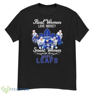 Real Women Love Hockey Smart Women Love The Toronto Maple Leafs 2023 Signatures Shirt - G500 Men’s Classic T-Shirt