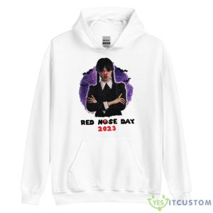 Red Nose Day 2023 Funny Scary Shirt - Unisex Heavy Blend Hooded Sweatshirt
