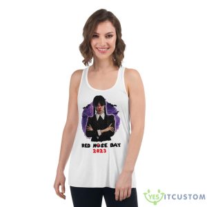 Red Nose Day 2023 Funny Scary Shirt - Women's Flowy Racerback Tank