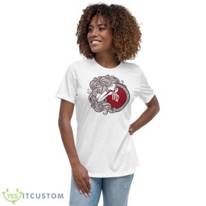 Red Virgo Astrology Maiden Zodiac Shirt 9 Red Virgo Astrology Maiden Zodiac Shirt - Women's Relaxed Short Sleeve Jersey Tee