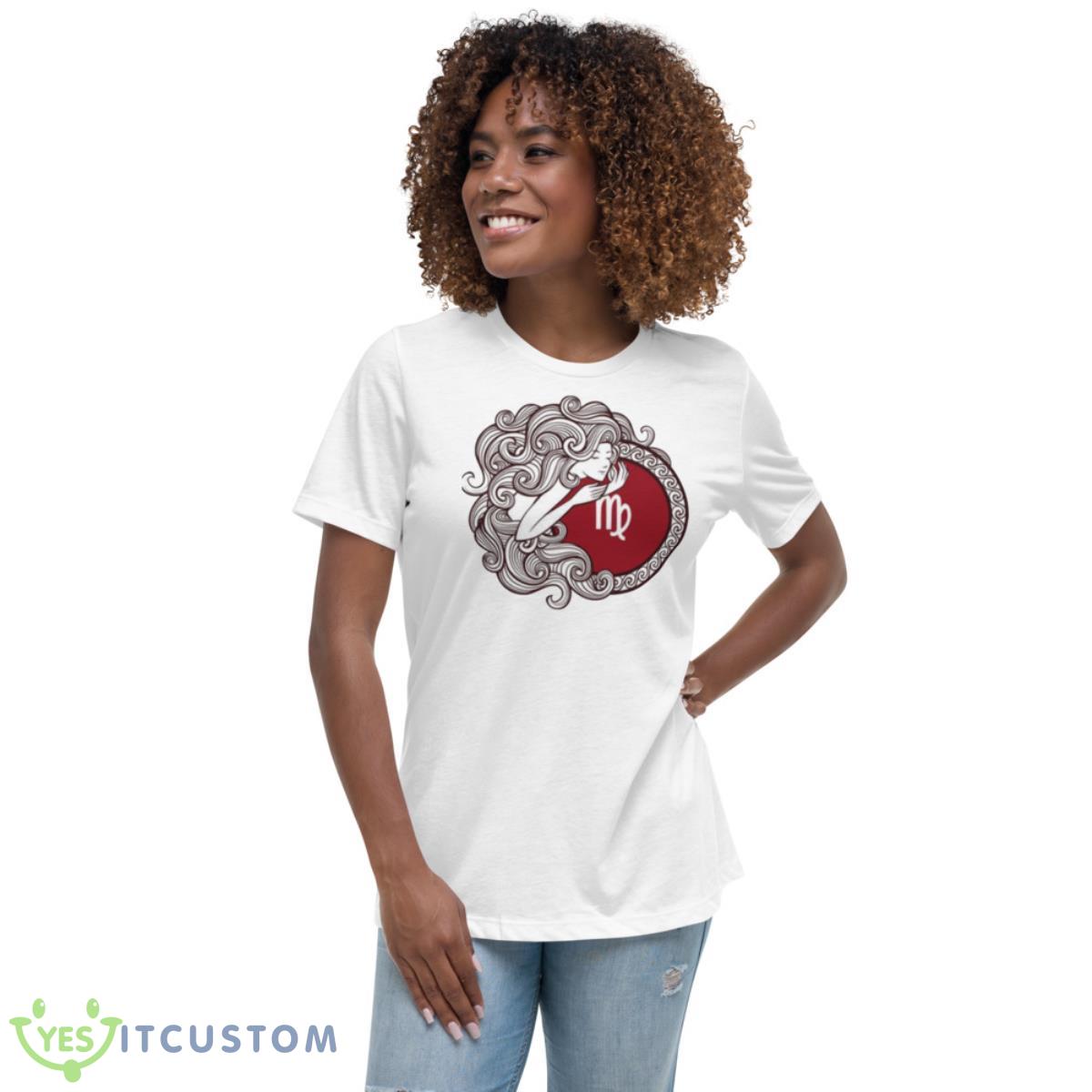 Red Virgo Astrology Maiden Zodiac Shirt 5 Red Virgo Astrology Maiden Zodiac Shirt - Women's Relaxed Short Sleeve Jersey Tee