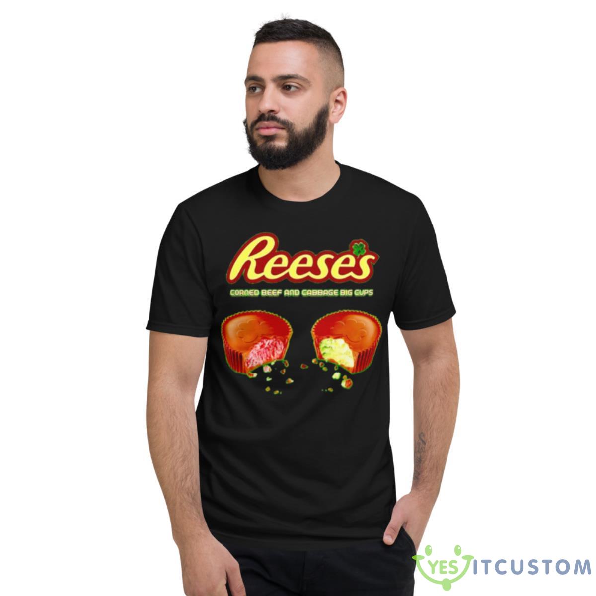 Reeses Corned Beef And Cabbage Big Cups Shirt 2 Reeses Corned Beef And Cabbage Big Cups Shirt - Short Sleeve T-Shirt