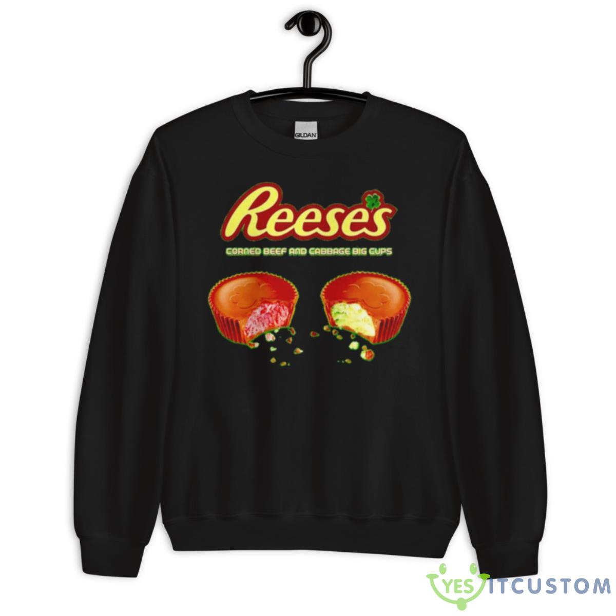 Reeses Corned Beef And Cabbage Big Cups Shirt 9 Reeses Corned Beef And Cabbage Big Cups Shirt - Unisex Crewneck Sweatshirt