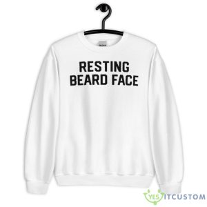 Resting Beard Face Shirt - Unisex Heavy Blend Crewneck Sweatshirt