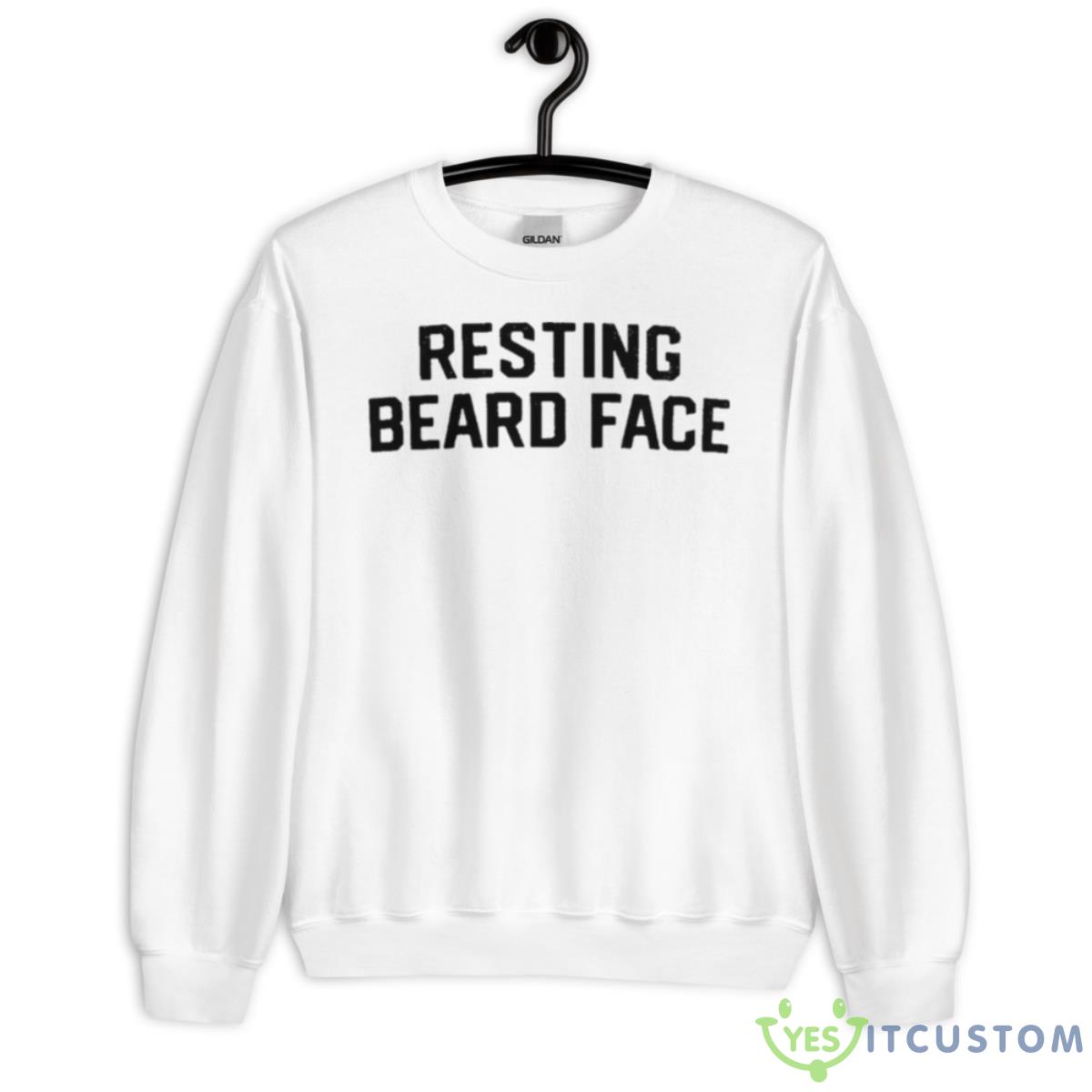 Resting Beard Face Shirt 2 Resting Beard Face Shirt - Unisex Heavy Blend Crewneck Sweatshirt