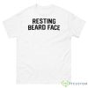 Resting Beard Face Shirt - 500 Men’s Classic Tee Gildan