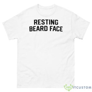 Resting Beard Face Shirt - 500 Men’s Classic Tee Gildan