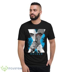 Retri Design Malcom X 90s Portrait Shirt - Short Sleeve T-Shirt
