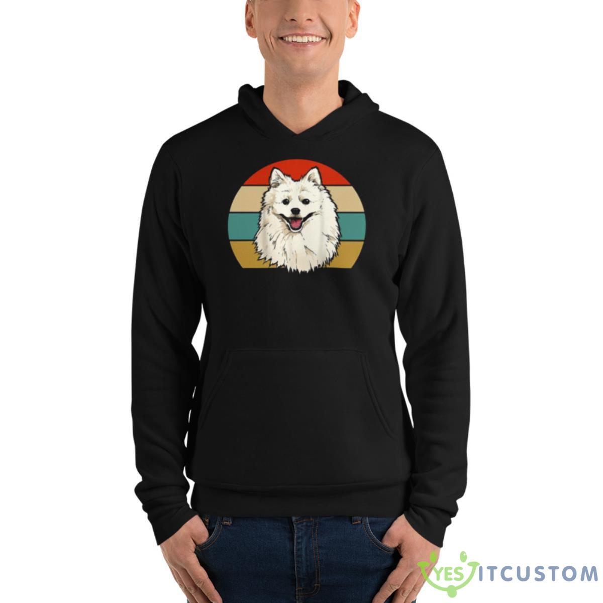 Retro American Eskimo Dog Shirt 4 Retro American Eskimo Dog Shirt - Unisex Fleece Pullover Hoodie
