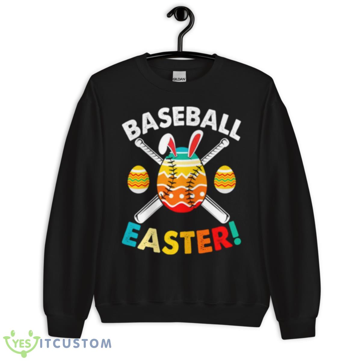 Retro Easter Bunny Baseball Love Easter Eggs Sport Lover Shirt 13 Retro Easter Bunny Baseball Love Easter Eggs Sport Lover Shirt - Unisex Crewneck Sweatshirt