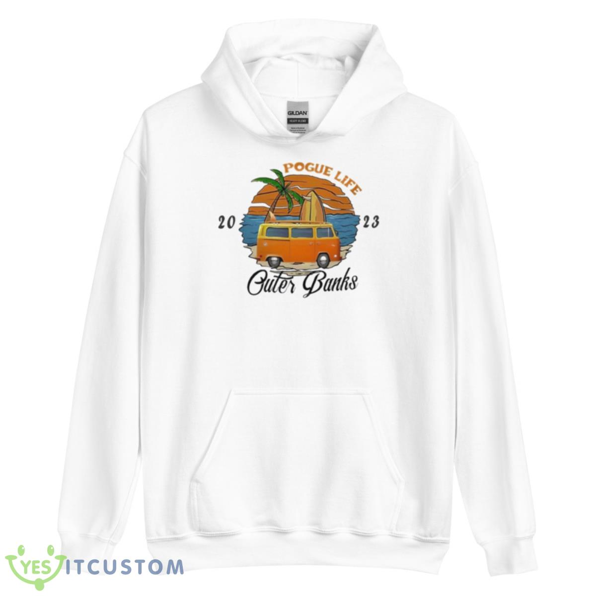 Retro Outer Banks Pogue Life 2023 Paradise On Earth Shirt 3 Retro Outer Banks Pogue Life 2023 Paradise On Earth Shirt - Unisex Heavy Blend Hooded Sweatshirt