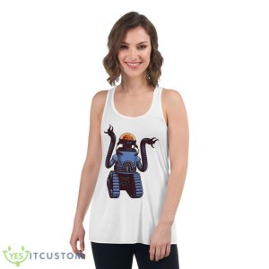 Robobrain From Fallout Game Shirt - Women's Flowy Racerback Tank