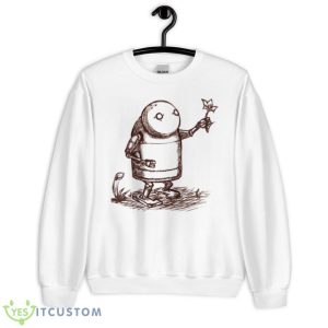 Robot Got You A Flower Nier Automata Shirt - Unisex Heavy Blend Crewneck Sweatshirt