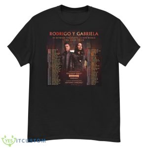 Rodrigo Y Gabriela In Between Thoughts A New World The 2023 Tour Shirt - G500 Men’s Classic T-Shirt