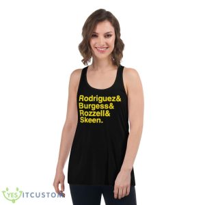 Rodriguez And Burgess And Rozzell And Skeen Shirt - Women's Flowy Racerback Tank