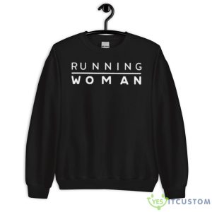 Running Woman Shirt - Unisex Crewneck Sweatshirt