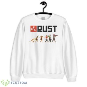 Rust Evolution Battle Royale Game Shirt - Unisex Heavy Blend Crewneck Sweatshirt